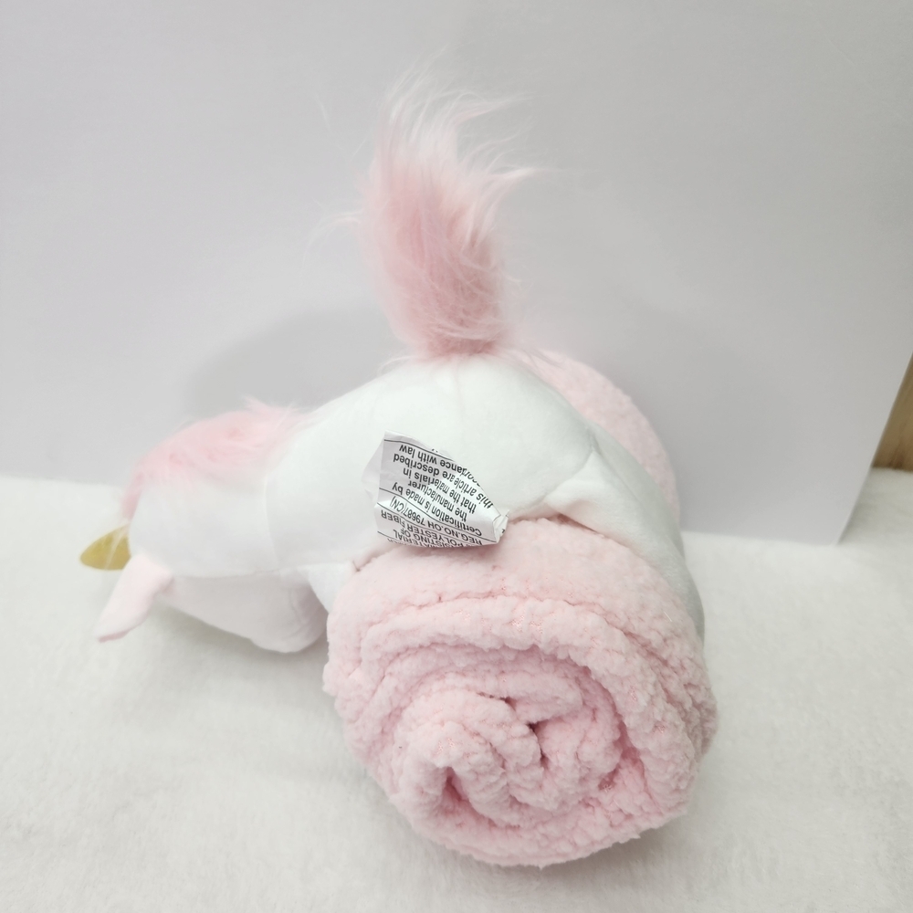 Disney Pink Princess Robe with Unicorn Blanket Set - Picture 6 of 9